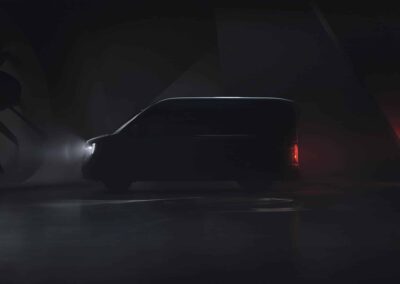 Neuer Renault Master: aerodynamisch optimierte Karosserie, gesenkter Energieverbrauch, neue E-Antriebstechnik.
