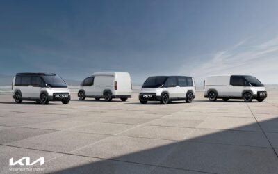 Kia PV5: Kompakter Transporter mit Elektroantrieb, gefolgt vom größeren Kia PV7.