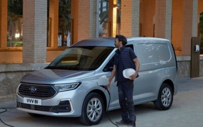 Der Ford Transit Connect PHEV unterscheidet sich allein durch das Design vom VW.