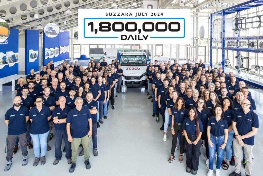 Jubiläum: 1,8 Millionen Iveco Daily aus dem Werk Suzzara.