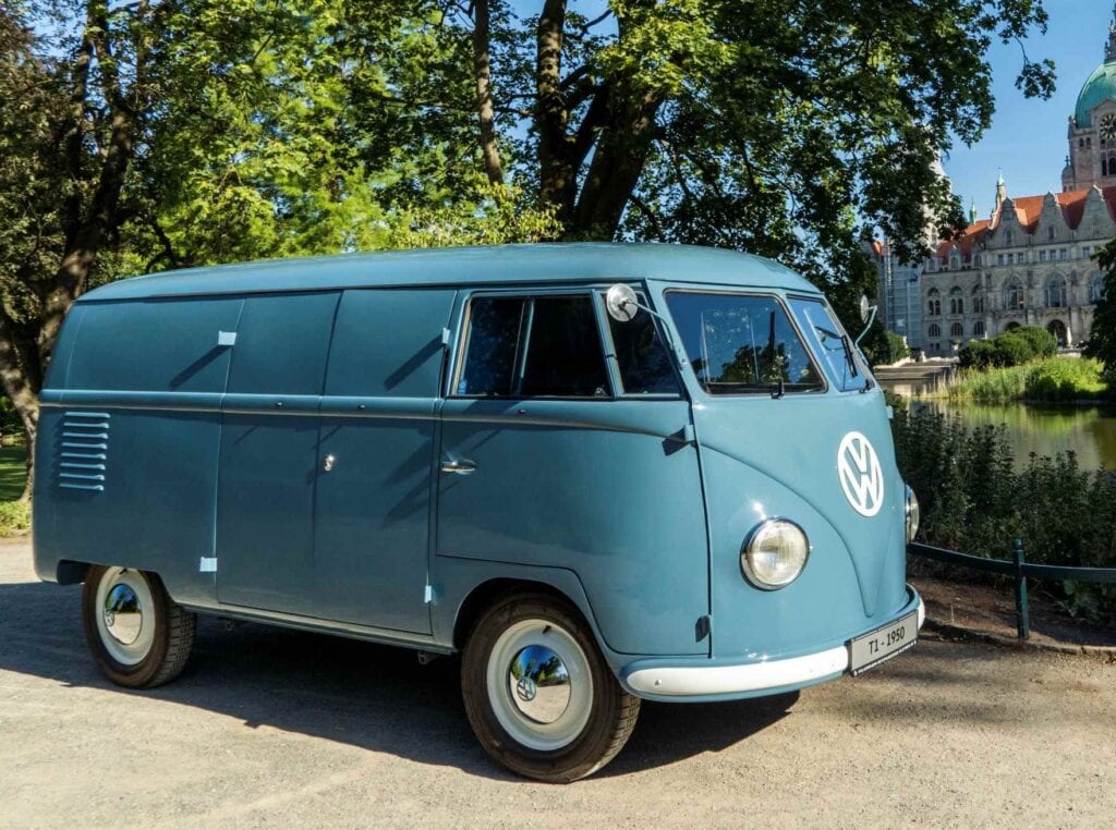 VW „Sofie“: ältester Bulli mit Straßenzulassung von 1950.