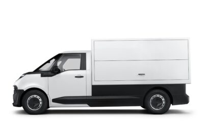 Flexis als Fahrgestell mit Kofferaufbau.