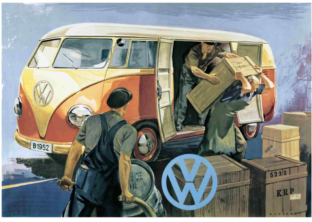 Das Wirtschaftswunder kann beginnen: Transporter-Katalog 1952.