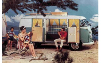 Der Transporter für die Freizeit: Campervan im Fotostudio.