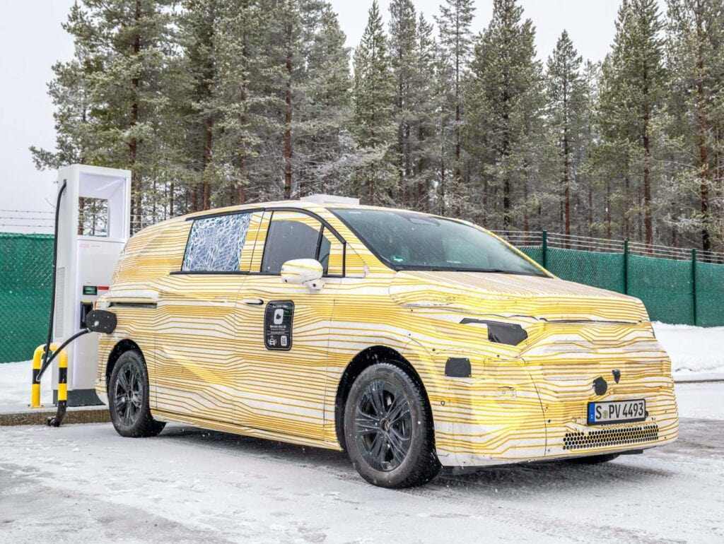 Eiskalt getestet: die neue elektrisch angetriebene V-Klasse.