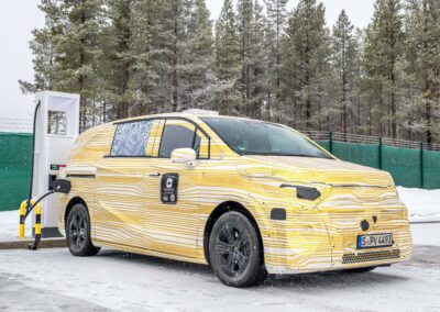 Eiskalt getestet: die neue elektrisch angetriebene V-Klasse.