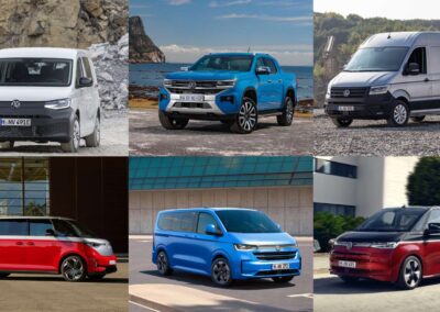 Sechs Baureihen, sechs Ergebnisse. VW Nutzfahrzeuge: 2024 weniger Fahrzeuge, Umsatz, Gewinn.