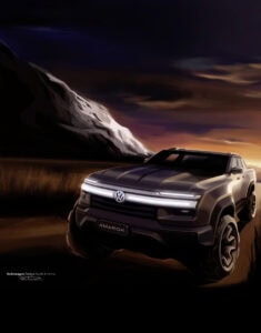 Schneidige Studie: nächster VW Amarok für Südamerika.