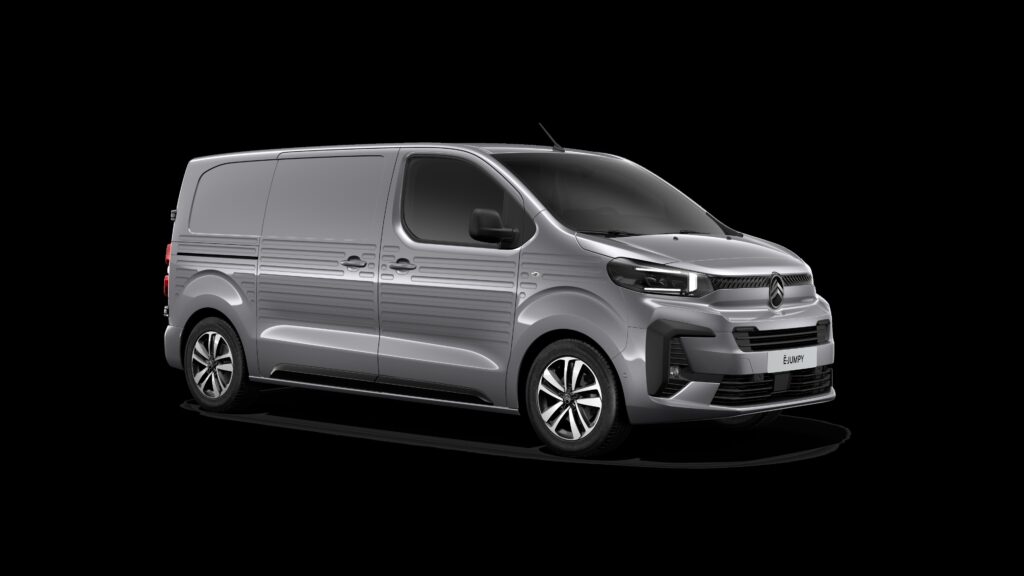 Retro-Dekor, moderner Inhalt: Citroen E-Jumpy Type-H Pack.