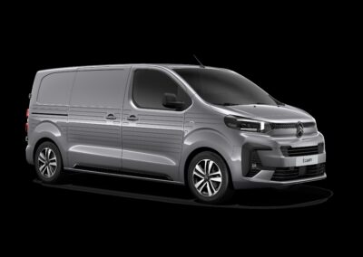 Retro-Dekor, moderner Inhalt: Citroen E-Jumpy Type-H Pack.