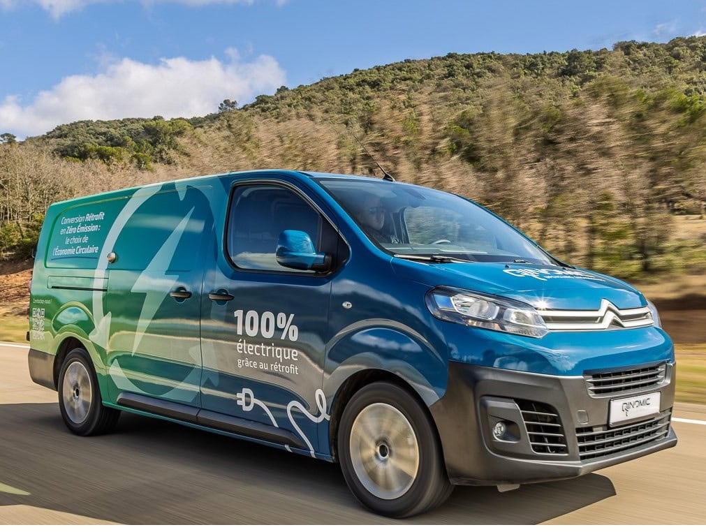 Citroen Jumpy, umgerüstet auf Elektroantrieb,