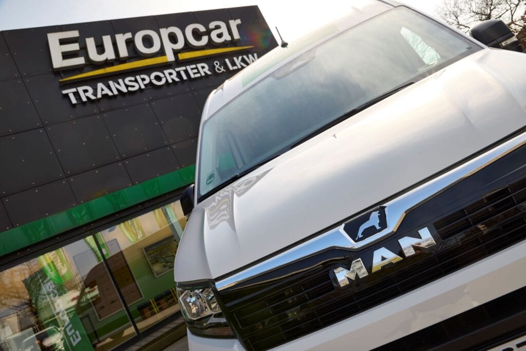 MAN liefert 350 TGE an Vermieter Europcar.