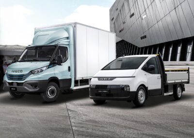 Zwei Transporter, eine Idee: Iveco punktet mit außergewöhnlichen E-Transportern.