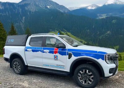 Der Berg ruft: Ranger PHEV für die Bergwacht.
