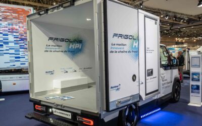 Cool: Lamberet-Kühlaufbau, Volumen wahlweise fünf oder sieben Kubikmeter.