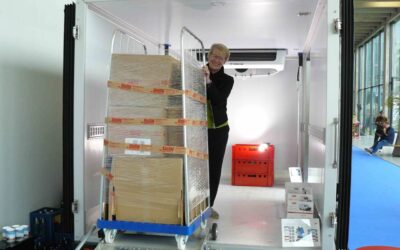 Kiesling Eco Speeder: ausklappbare Rampe statt Ladebordwand.