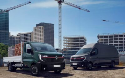 Duo von Renault Trucks: Fahrgestell mit Pritsche und Kastenwagen.