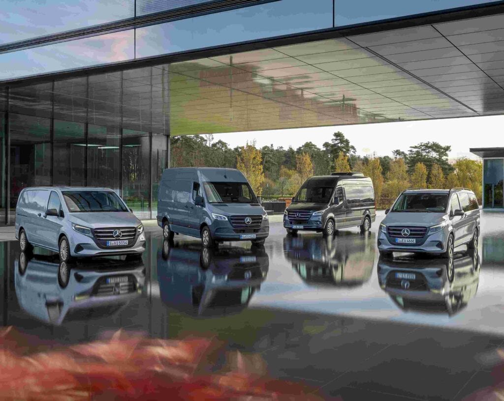 Mercedes Sprinter und alle V-Baureihen legten 2025 den Rückwärtsgang ein.