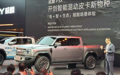 Rely P3X: Hybrid-Pickup mit dieselelektrischem Antrieb.