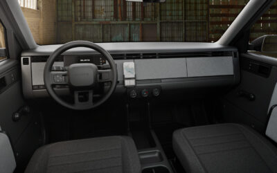 Schlichtes Cockpit – Arbeitsmaschine pur.