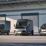 Hier als Flexis-Trio: die künftige Familie von Renault Trafic und Estafette E-Tech