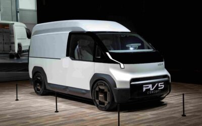 Kia PV5 Cargo mit Hochdach.