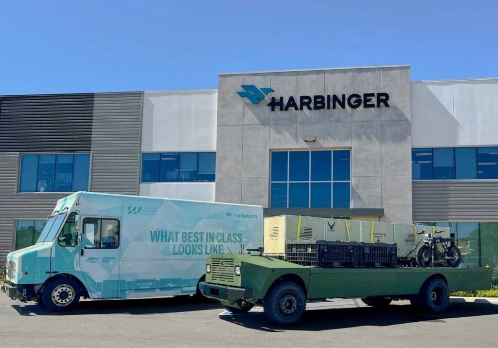 Harbinger: Ursprünglich E-Plattform für KEP-Fahrzeuge und Wohnmobile, künftig im Verbund mit Rheinmetall ein Transporter für die U.S.-Army.