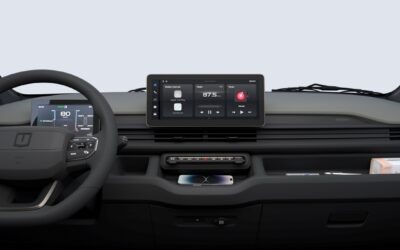Schnörkelloses Cockpit mit Schalterleiste.