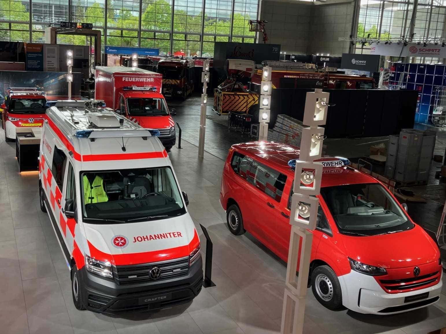 Volkswagen Nutzfahrzeuge auf der Messe Interschutz 2026.