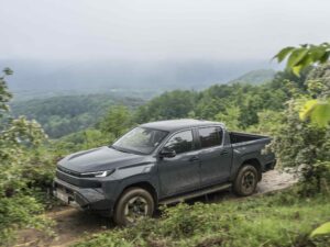 Toyota Hilux BEV: batterie-elektrisch angetriebener Pickup.