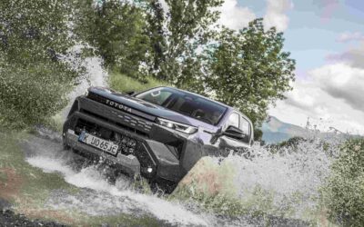 Hilux BEV: Bodenfreiheit eingeschränkt, Wattiefe unverändert 700 Millimeter.