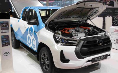 IAA 2024: Prototyp des künftigen Hilux mit Brennstoffzelle.