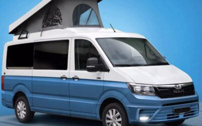 TGE als Plattform für Campervans, ab Werk mit Aufstelldach und Elektrikvorrüstung.