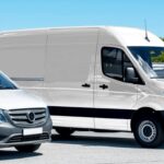Mercedes Vito und Sprinter: Beispiel für Transporter mit Pflicht für Fahrtenschreiber.