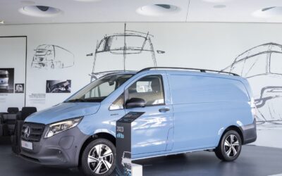 Moderne Zeiten: Mercedes eVito mit batterie-elektrischem Antrieb.