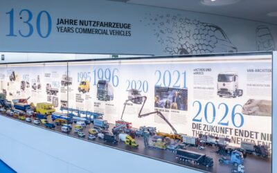 Modell gestanden: Nutzfahrzeug-Entwicklung anhand von Miniaturen.