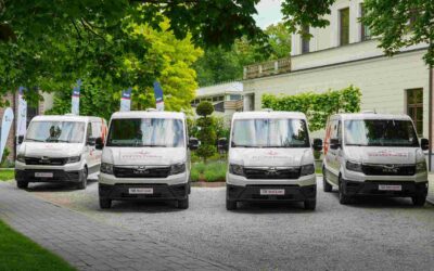 Sichere Sache: Geldtransporter für die Polnische Post.