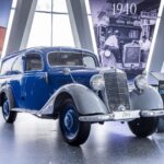 Erstes kompaktes Serienmodell mit Stern der Nachkriegszeit: Mercedes 170 V als Lieferwagen, hier von 1952.
