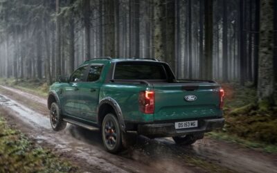 Gekleidet in einem grünen Rock: Ford Ranger Holly Green.