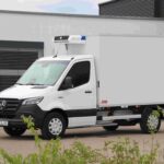 Trotz Hitze erfolgreich im Einsatz: Mercedes eSprinter mit Kiesling-Aufbau.