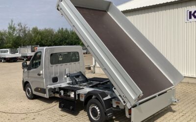 Der Interstar mit Wechselaufbau kann sogar kippen.