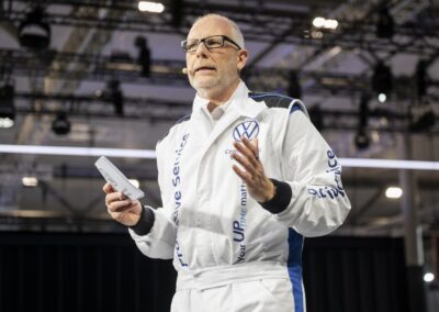Stefan Mecha, Volkswagen Nutzfahrzeuge: Auftritt mit Wow-Effekt.