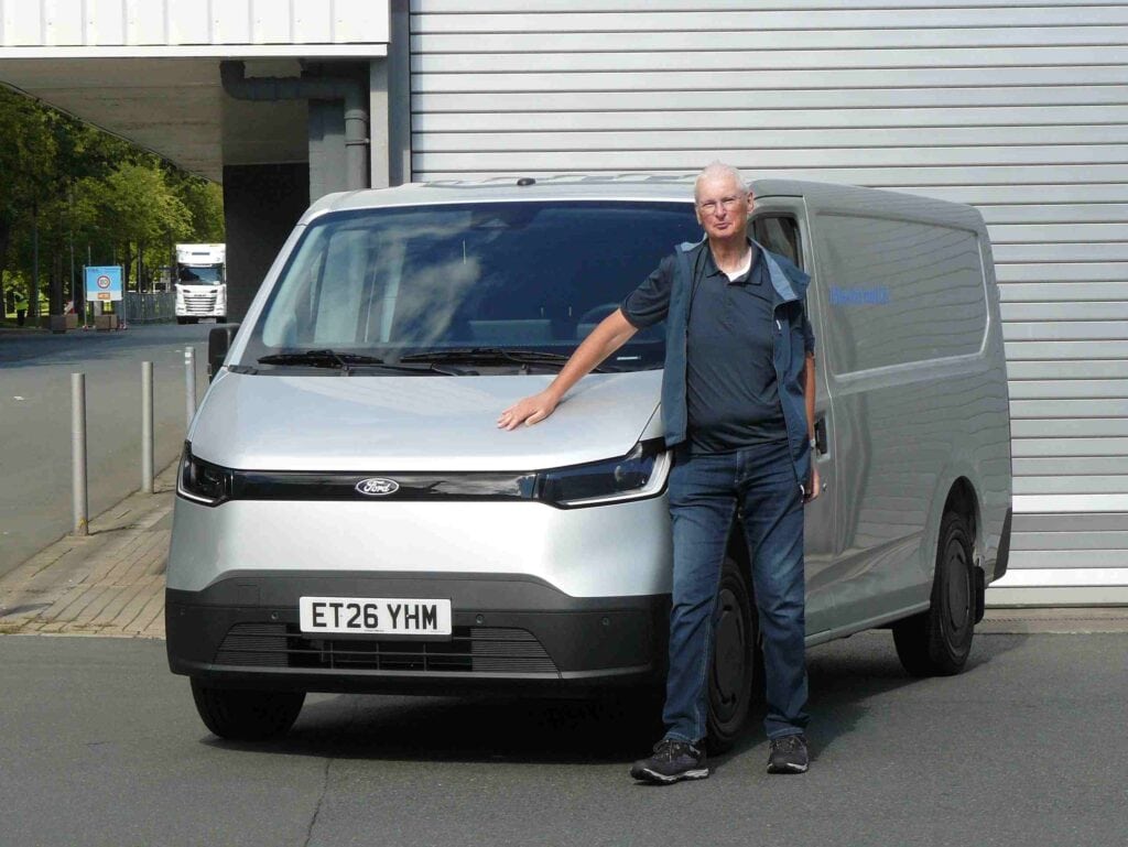 Erste Runde während der IAA im neuen Ford Transit City.