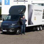 Ein Riesending: Iveco Daily plus BE-Combi und Junge-Koffer.