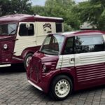 Mikro-Van im klassischen Ornat: Citroen Ami mit Caselani-Outfit.