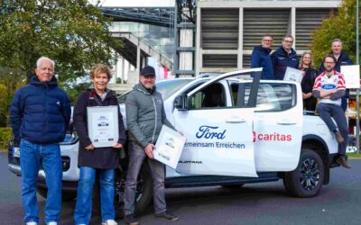 Der Helfer: Ford Ranger für die Caritas.