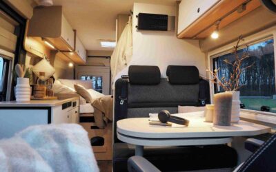 Das schlichte aber freundliche Interieur des neuen LMC-Campervans.