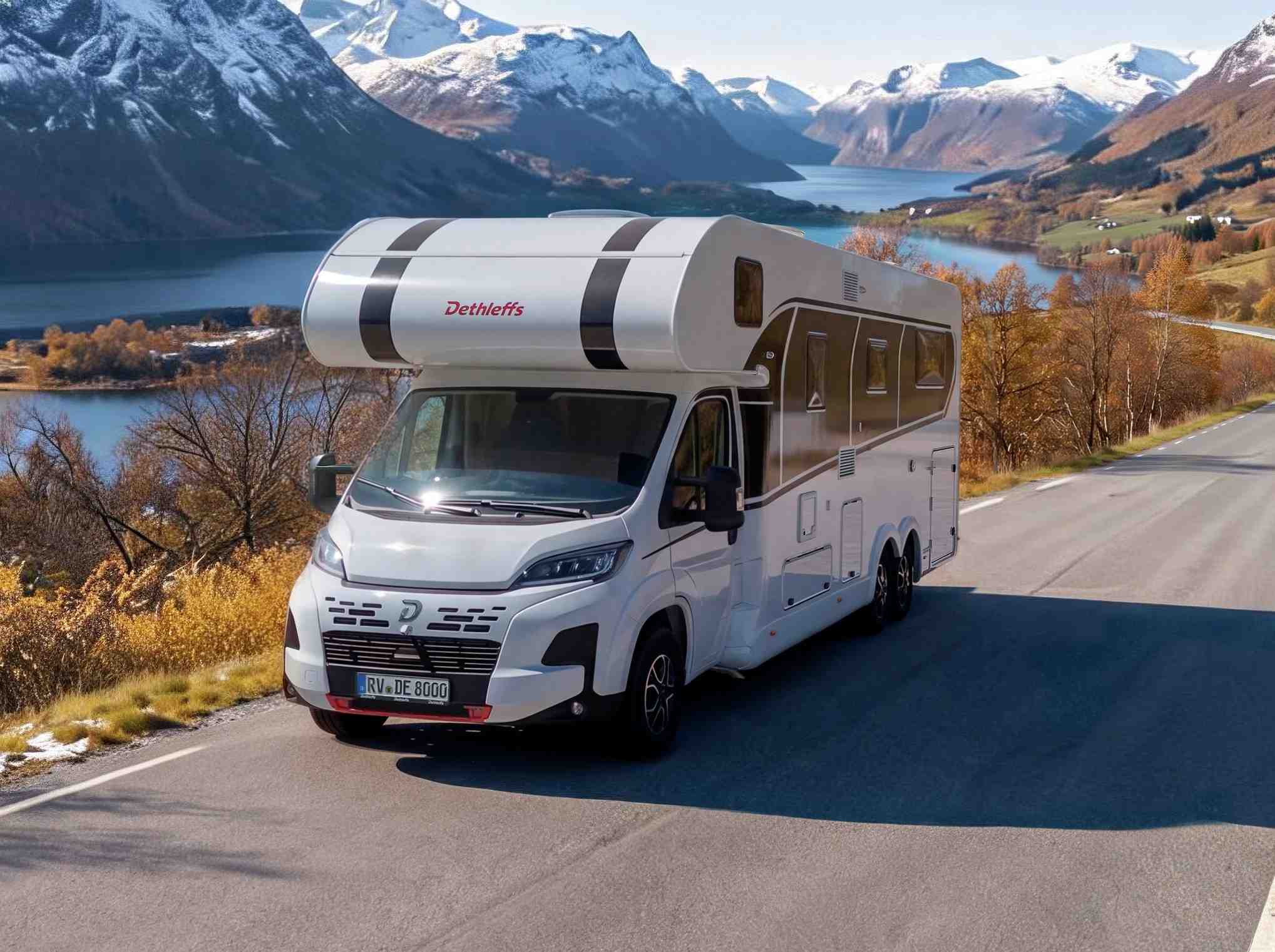 Wuchtig: neue Alkovenmobile von Dethleffs.