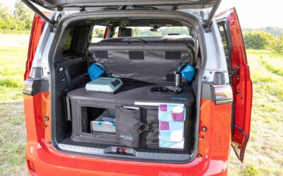 Stuff Bubble: Küche im Heck eines VW ID. Buzz.