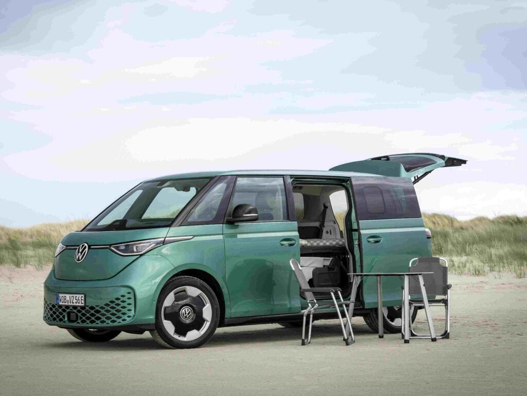 VW ID. Buzz als Campervan light mit Gute-Nacht-Paket.